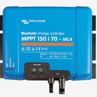 Regulador de carga Victron BlueSolar MPPT multifunción 150/70-MC4