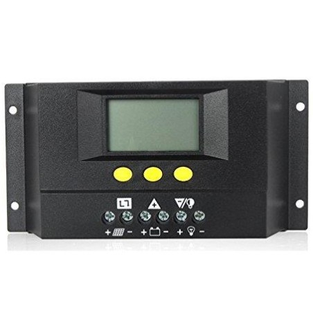 Regulador SOLAR30 30A/12-24V de carga PWM con display