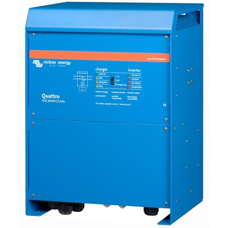 Inversor Victron Quattro Con Cargador 12V/3000W/120-50-50