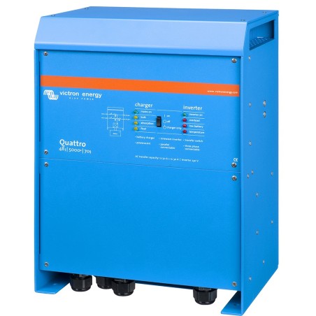 Inversor Victron Quattro Con Cargador 48V/5000VA-70-100-100