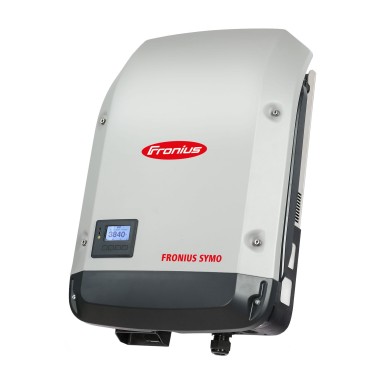Fronius SYMO Light 3,7‐3‐M 2mpp, P.nom:3,7Kw, IP 55, rango tension: 150‐1000V