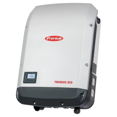 Fronius ECO 25.0‐3‐S Wlan, Lan y Web 1mpp, P.nom:25Kw, IP 66, rango tension: 580‐1000V