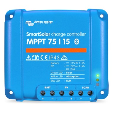 Regulador de carga Victron SmartSolar MPPT multifunción 75/15