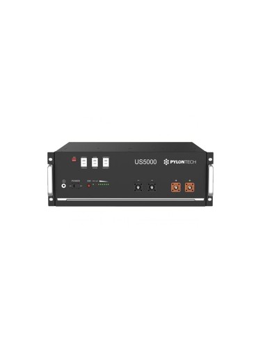 Batería de Litio PYLONTECH en Rack 4,8Kw 48V US5000