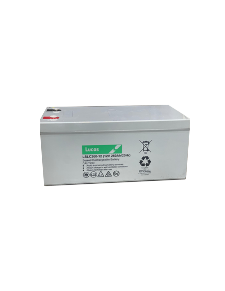 Batería Monoblock AGM LUCAS 12V/260AhC20 / 300AhC100